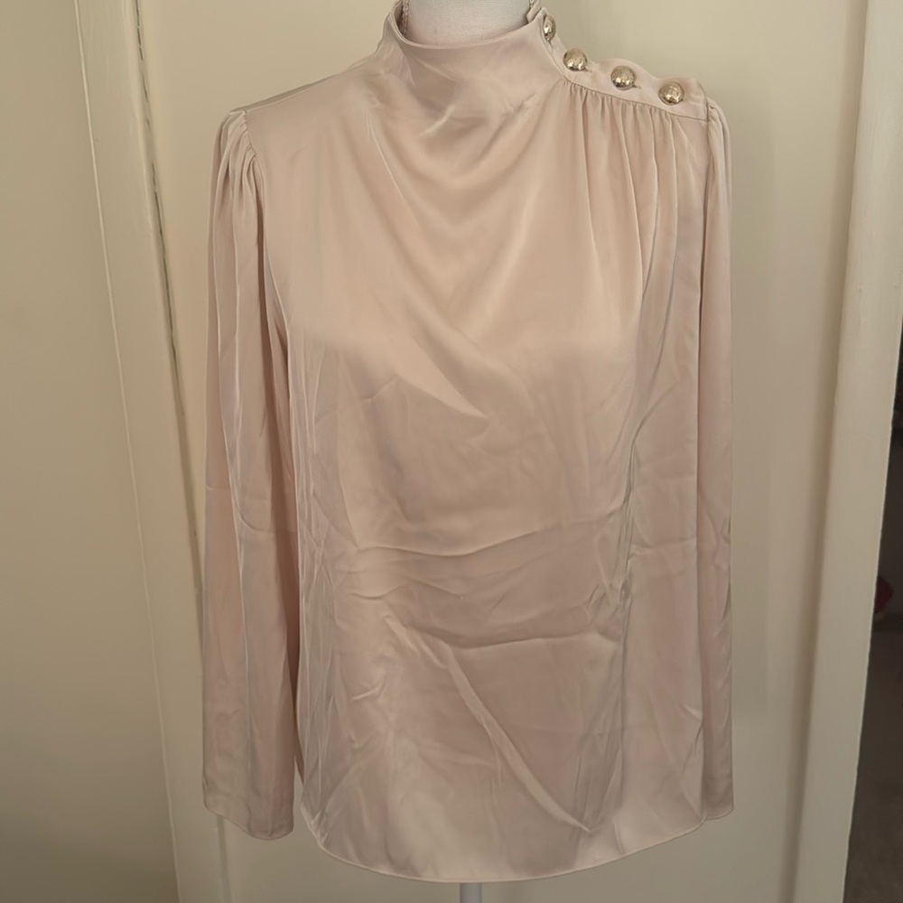 Parisian silk blouse